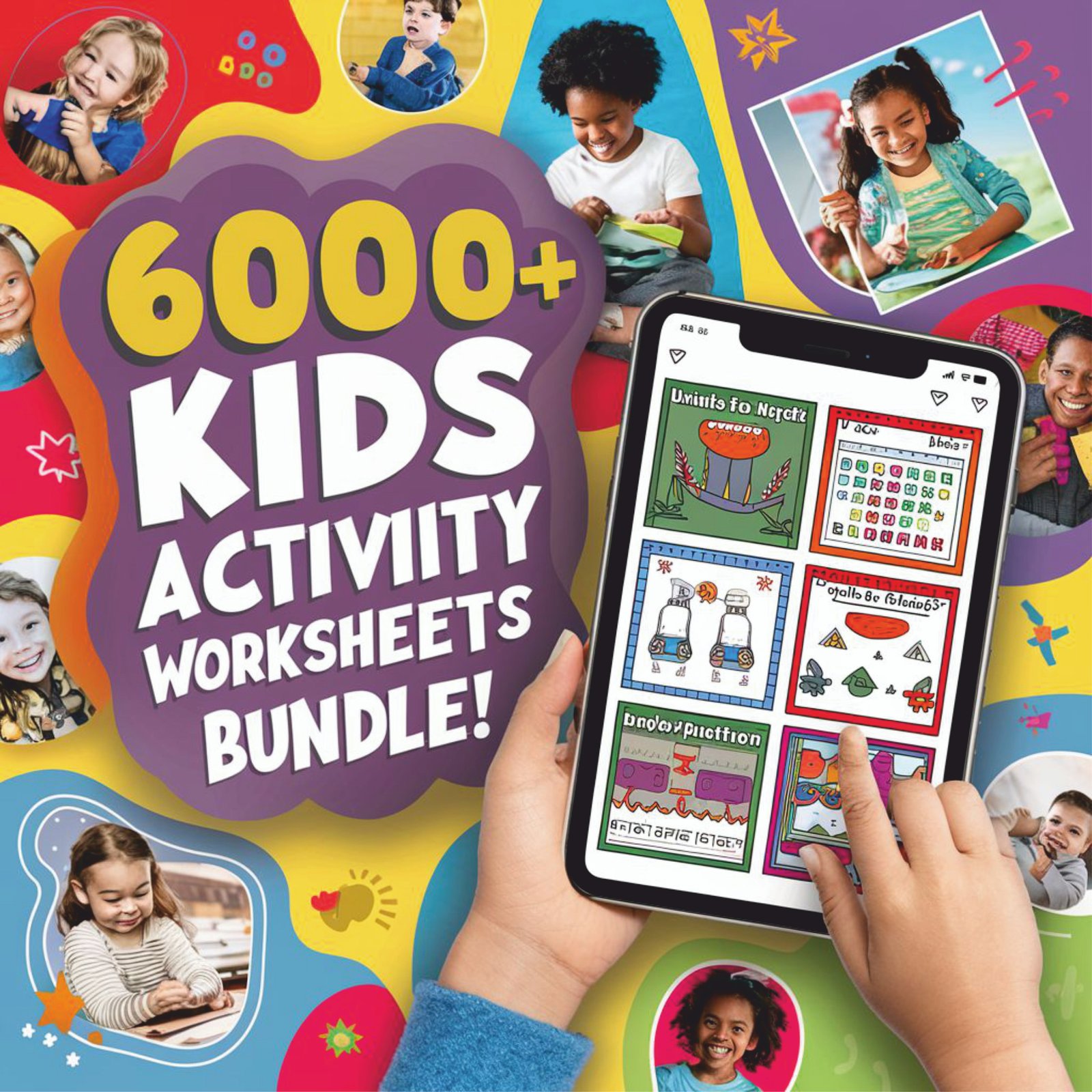 kids activity work sheets